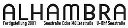 ALHAMBRA 2001