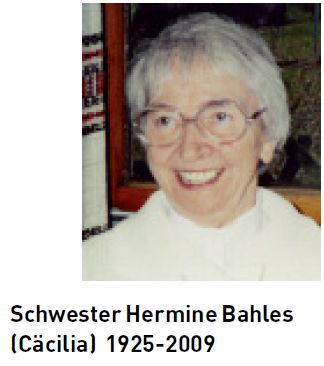 Schwester Hermine Bahles (Cäcilia)