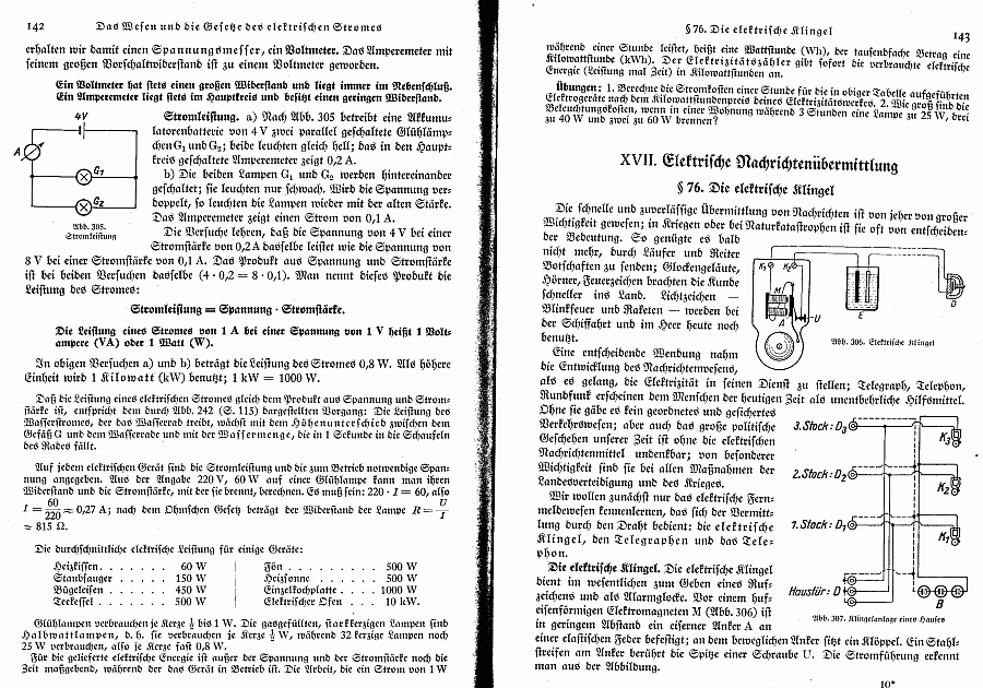 Physikbuch von 1939