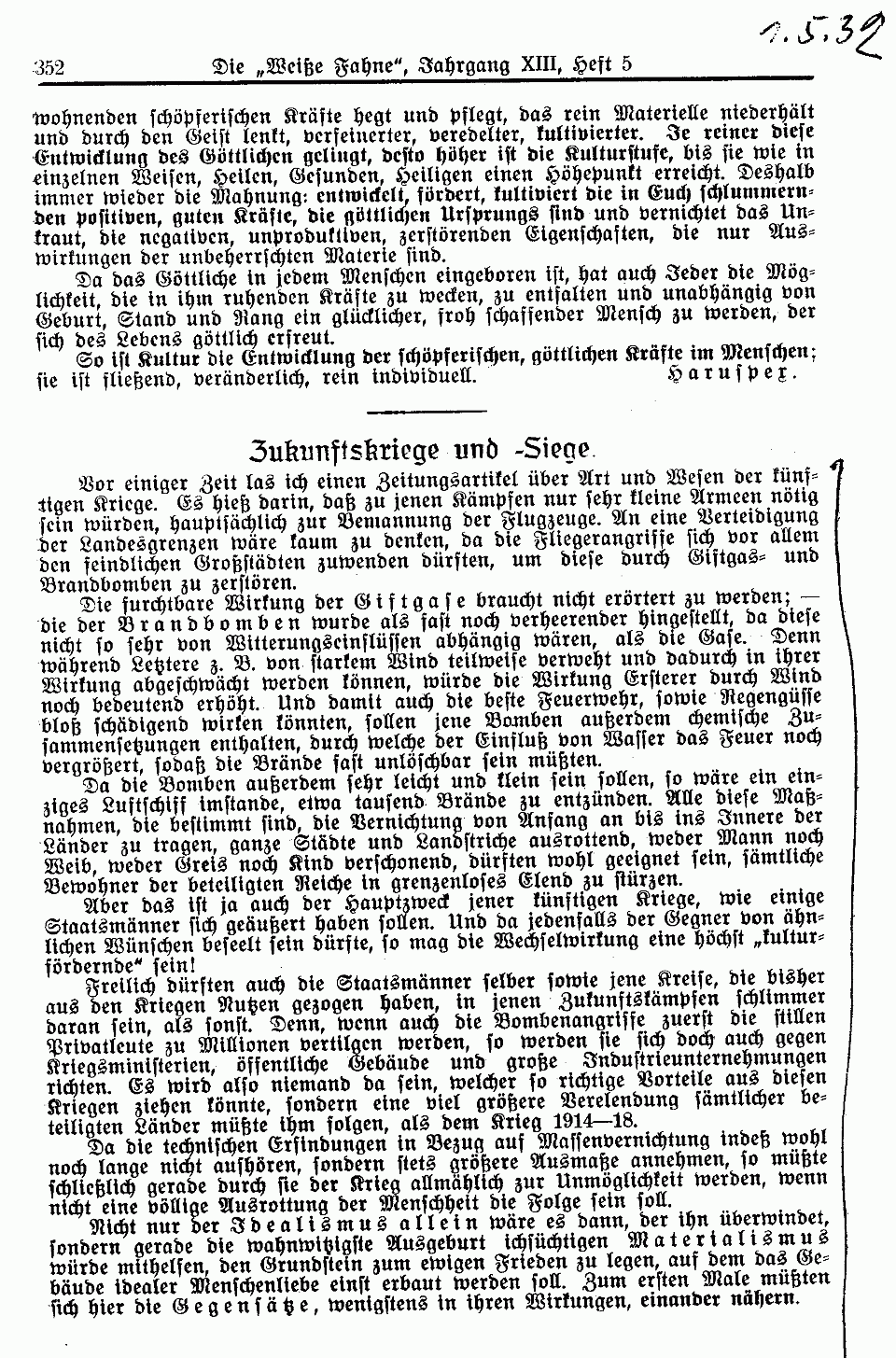 Zukunftkriege und -Siege