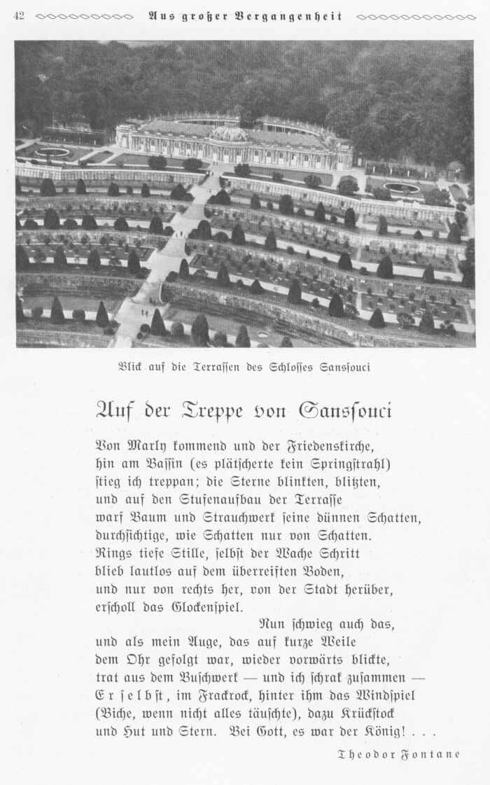 Sanssouci - Th. Fontane