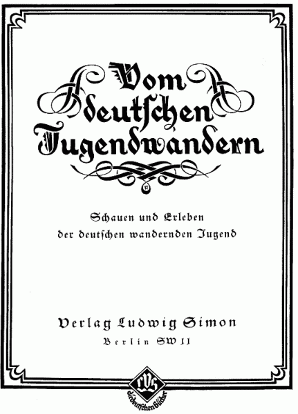 Vom deutschen Jugendwandern