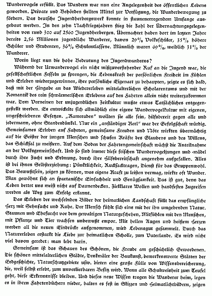 Vom deutschen Jugendwandern